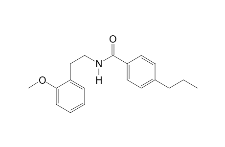 N-[2-(2-Methoxyphenyl)ethyl]-4-propylbenzamide