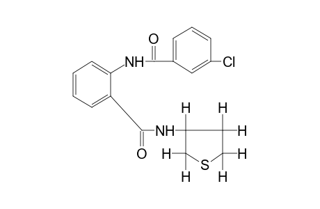 3-chloro-N'-(tetrahydro-3-thienyl)-N,2'-bibenzamide