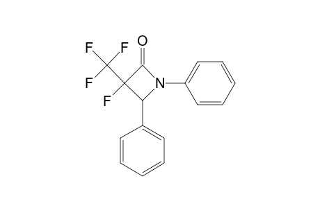 1,4-diphenyl-3-fluoro-3-(trifluoromethyl)-2-azetidinone