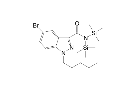 5-bromo-1-pentyl-N,N-bis(trimethylsilyl)-1H-indazole-3-carboxamide