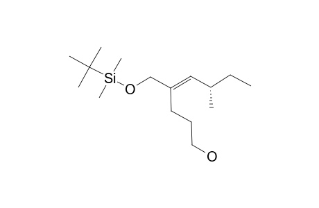 (S,E)-4-[(TERT.-BUTYLDIMETHYLSILYLOXY)-METHYL]-6-METHYL-OCT-4-EN-1-OL