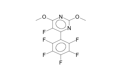 2,4-DIMETHOXY-PERFLUORO-6-PHENYLPYRIMIDINE