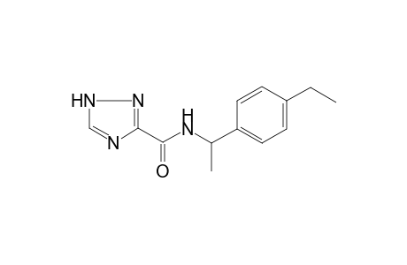 1H-1,2,4-triazole-3-carboxamide, N-[1-(4-ethylphenyl)ethyl]-