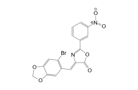 (4Z)-4-[(6-bromo-1,3-benzodioxol-5-yl)methylene]-2-(3-nitrophenyl)-1,3-oxazol-5(4H)-one