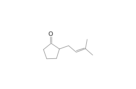 2-(3-Methylbut-2-enyl)cyclopentan-1-one