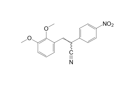 3-(2,3-dimethoxyphenyl)-2-(p-nitrophenyl)acrylonitrile