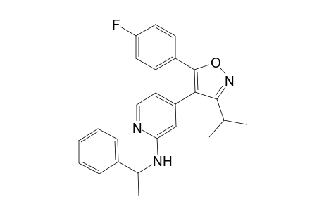 4-[5-(4-Fluorophenyl)-3-isopropylisoxazol-4-yl]-pyridin-2-yl-(1-phenylethyl)amine