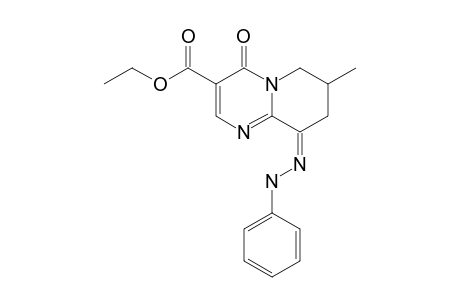 ETHYL-Z-7-METHYL-4-OXO-9-PHENYLHYDRAZONO-6,7,8,9-TETRAHYDRO-4H-PYRIDO-[1,2-A]-PYRIMIDINE-3-CARBOXYLATE