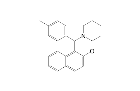 1-[(p-Tolylpiperidin-1'-yl)methyl]-naphthalen-2-ol