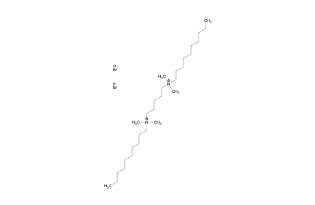 pentamethylenebis[decyldimethylammonium]dibromide