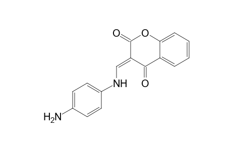 3-{[(4-Aminophenyl)amino]methylidene}-2H-chromene-2,4(3H)-dione