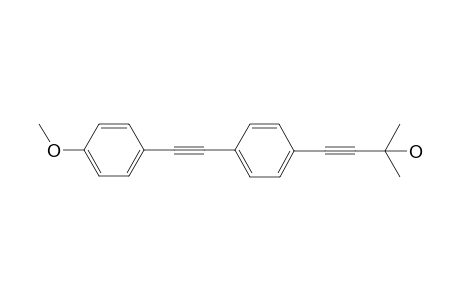 4-{4-[(4-Methoxyphenyl)ethynyl]phenyl}-2-methyl-3-butyn-2-ol