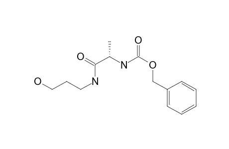 N(2)-(Benzyloxycarbonyl)-N(1)-(hydroxypropyl)alaninamide