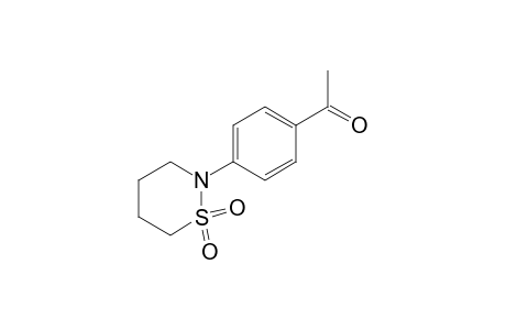 4'-(tetrahydro-2H-1,2-thiazin-2-yl)acetophenone, S,S-dioxide