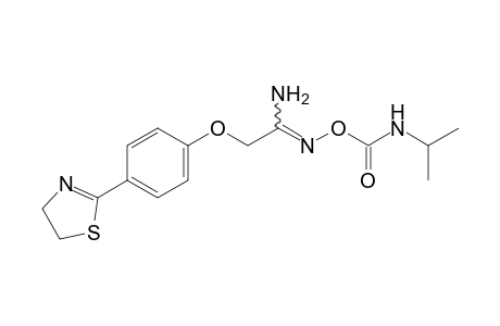 O-(isopropylcarbamoyl)-2-[p-(2-thiazolin-2-yl)phenoxy]acetamidoxime