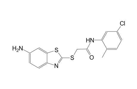 acetamide, 2-[(6-amino-2-benzothiazolyl)thio]-N-(5-chloro-2-methylphenyl)-