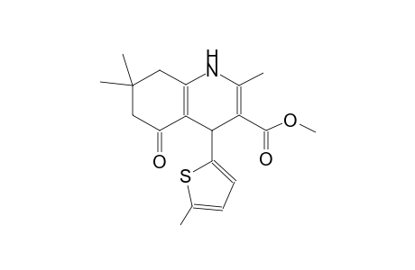 methyl 2,7,7-trimethyl-4-(5-methyl-2-thienyl)-5-oxo-1,4,5,6,7,8-hexahydro-3-quinolinecarboxylate