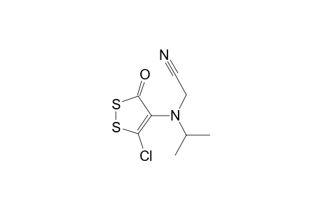 5-Chloro-4-[N-(cyanomethyl)-N-isopropylamino]-4,5-didehydro-1,2-dithiol-3-one