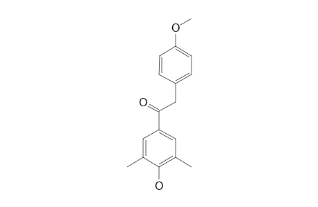 3',5'-dimethyl-4'-hydroxy-2-(p-methoxyphenyl)acetophenone