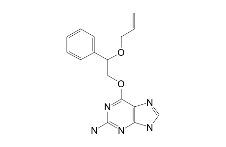 O6-[2-(ALLYLOXY)-2-PHENYLETHYL]-GUANINE