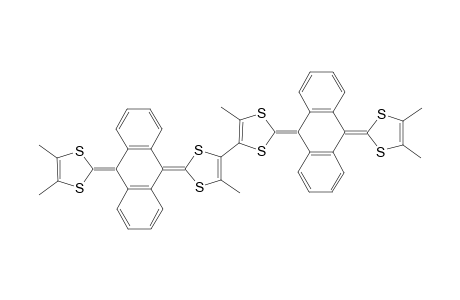 Bis[9-(4,5-methyl-1,3-dithiol-2-ylidene)-10-(4,5-dimethyl-1,3-dithiol-2-ylidene)-9,10-dihydroanthracene]