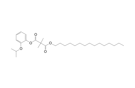 Dimethylmalonic acid, 2-isopropoxyphenyl pentadecyl ester