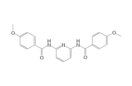 4-methoxy-N-{6-[(4-methoxybenzoyl)amino]-2-pyridinyl}benzamide