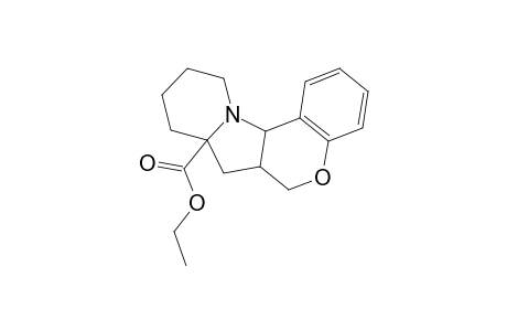 6H-[1]Benzopyrano[3,4-b]indolizine-7A(7H)-carboxylic acid, 6a,8,9,10,11,12a-hexahydro-, ethyl ester,