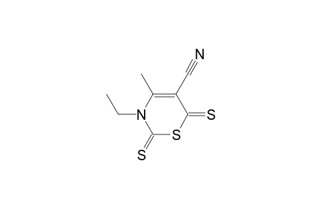 2H-1,3-Thiazine-5-carbonitrile, 3-ethyl-3,6-dihydro-4-methyl-2,6-dithioxo-