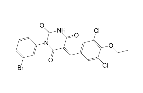 (5E)-1-(3-bromophenyl)-5-(3,5-dichloro-4-ethoxybenzylidene)-2,4,6(1H,3H,5H)-pyrimidinetrione