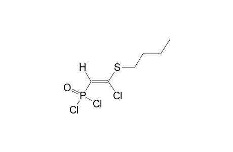 (Z)-2-BUTYLTHIO-2-CHLOROVINYLDICHLOROPHOSPHONATE