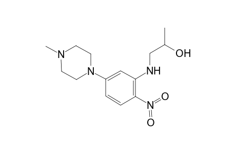 1-[5-(4-Methyl-piperazin-1-yl)-2-nitro-phenylamino]-propan-2-ol