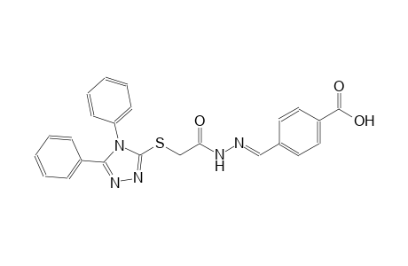 benzoic acid, 4-[(E)-[[[(4,5-diphenyl-4H-1,2,4-triazol-3-yl)thio]acetyl]hydrazono]methyl]-