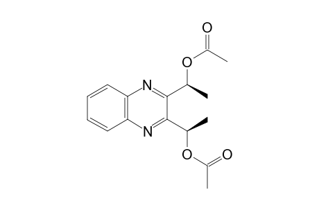 (1S,1'R)-1,1'-(quinoxaline-2,3-diyl)bis(ethane-1,1-diyl) diacetate