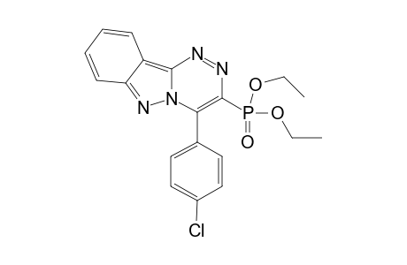 4-(4-CHLOROPHENYL-[1,2,4]-TRIAZINO-[4,3-B]-INDAZOL-3-YL-PHOSPHONIC-ACID-DIETHYLESTER