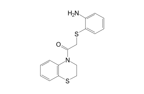 4-{[(o-aminophenyl)thio]acetyl}-3,4-dihydro-2H-1,4-benzothiazine