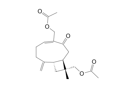 [(1R,4Z,9S,11R)-4-(Acetoxymethyl)-11-methyl-8-methylidene-3-oxo-11-bicyclo[7.2.0]undec-4-enyl]methyl acetate