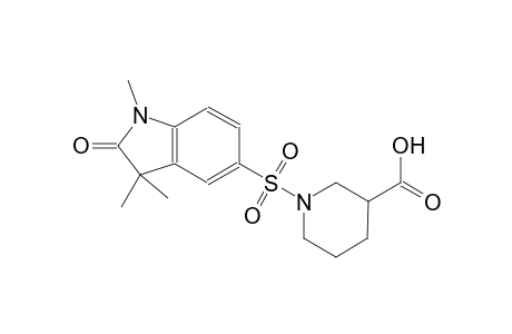 3-piperidinecarboxylic acid, 1-[(2,3-dihydro-1,3,3-trimethyl-2-oxo-1H-indol-5-yl)sulfonyl]-