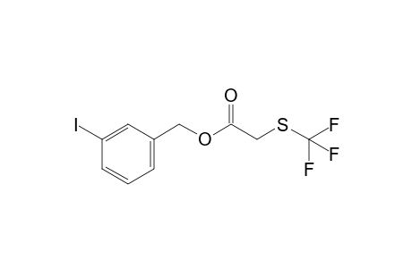 2-[(trifluoromethyl)thio]acetic acid 3-iodobenzyl ester