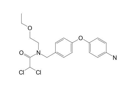 Acetamide, N-[[4-(4-aminophenoxy)phenyl]methyl]-2,2-dichloro-N-(2-ethoxyethyl)-