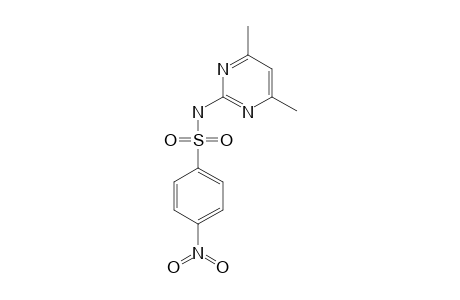 N-(4,6-dimethyl-2-pyrimidinyl)-p-nitrobenzenesulfonamide