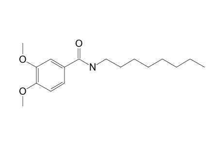 Benzamide, 3,4-dimethoxy-N-octyl-