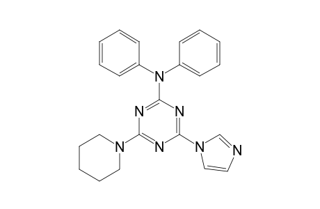 (4-imidazol-1-yl-6-piperidino-s-triazin-2-yl)-diphenyl-amine