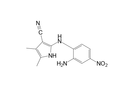 2-(2-amino-4-nitroanilino)-4,5-dimethylpyrrole-3-carbonitrile