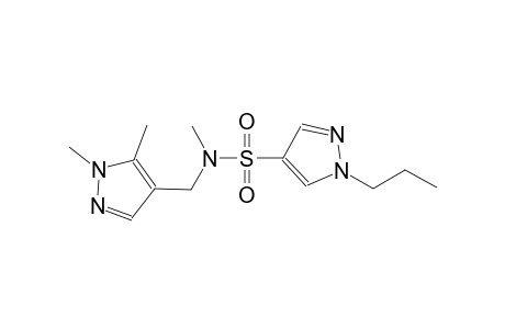 1H-pyrazole-4-sulfonamide, N-[(1,5-dimethyl-1H-pyrazol-4-yl)methyl]-N-methyl-1-propyl-