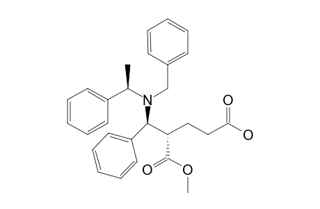 (4S,5S,R)-4-methoxycarbonyl-5-(N-benzyl-N-methylbenzylamino)-5-phenyl-pentanoic acid