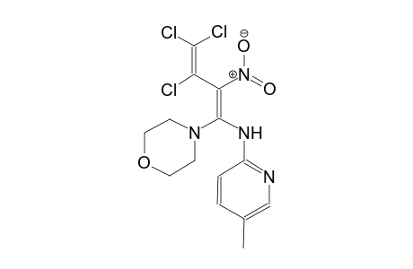 4-morpholinemethanamine, N-(5-methyl-2-pyridinyl)-alpha-(2,3,3-trichloro-1-nitro-2-propenylidene)-