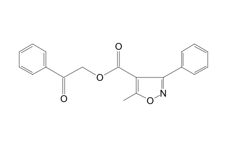 5-methyl-3-phenyl-4-isoxazolecarboxylic acid, ester with 2-hydroxyacetophenone