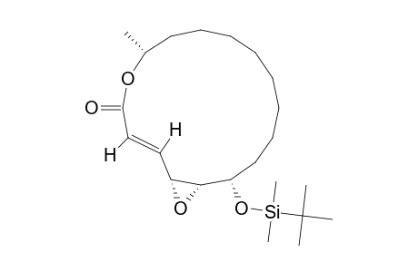 (2E,4R,5S,6S,15R)-6-[(TERT.-BUTYL)-DIMETHYLSILYLOXY]-4,5-EPOXYHEXADEC-2-EN-15-OLIDE