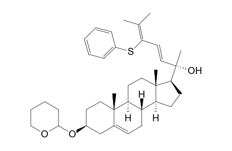 (3.beta.,22E)-24-(Phenylthio)-3-[(tetrahydro-2H-pyran-2-yl)oxy]cholesta-5,22,24-trien-20-ol